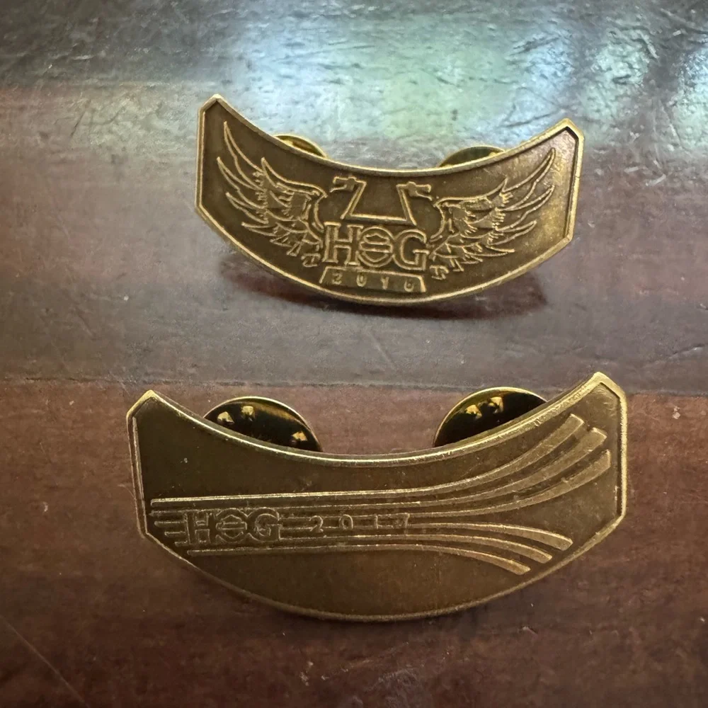 Lot Of 8 Harley-Davidson HOG Pins 2014 2015 2016 2017 2019 - Picture 3 of 10